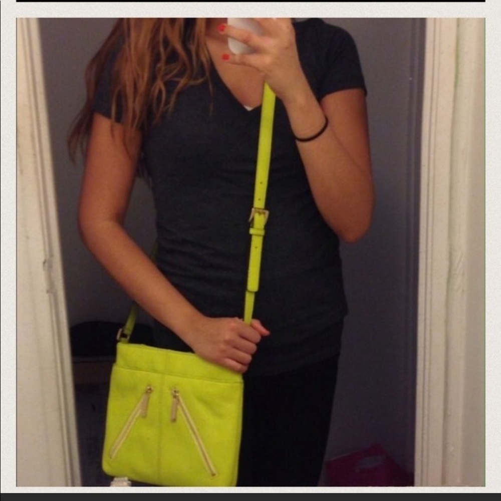 Mk Lime Green Crossbody Gem